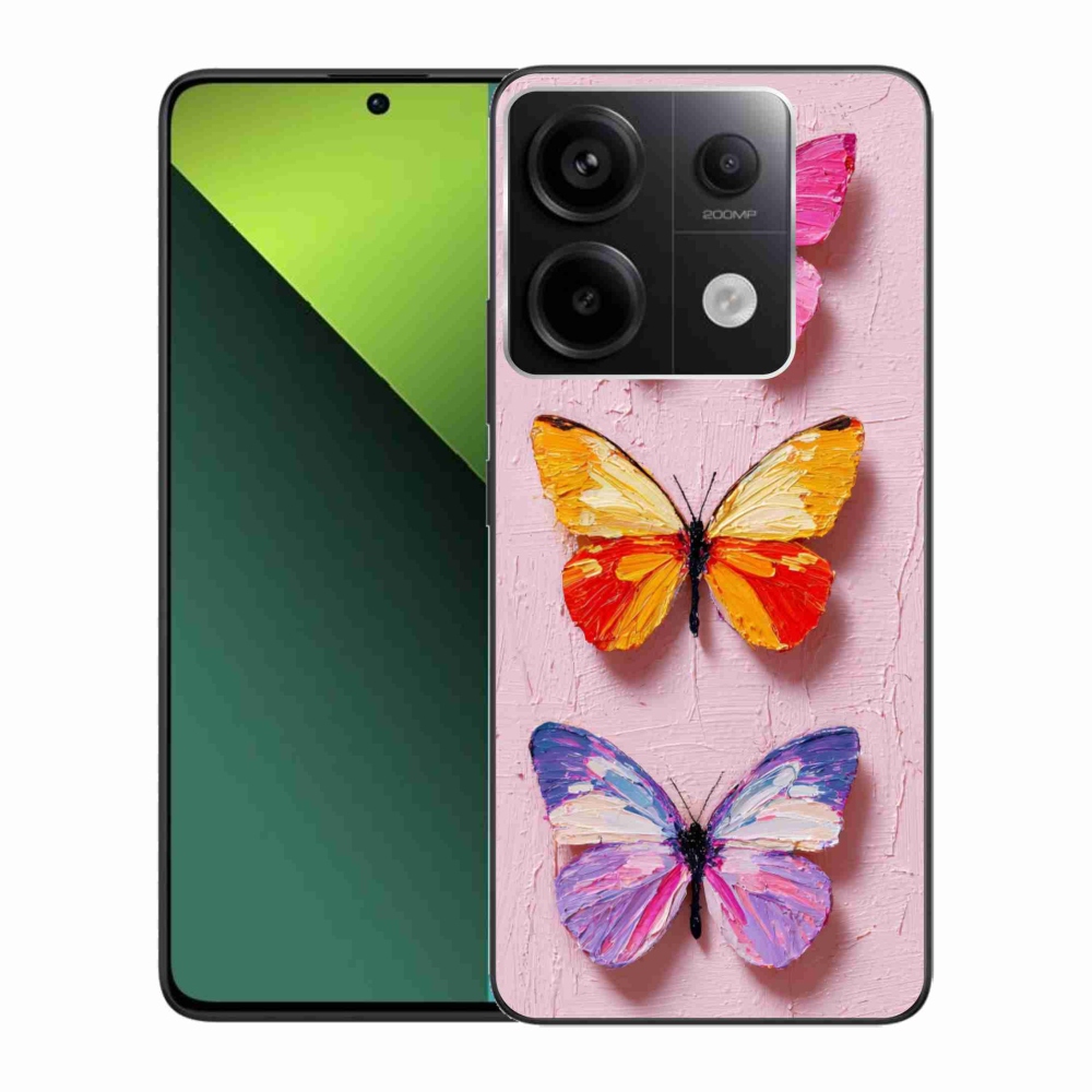 Gélový kryt mmCase na Xiaomi Redmi Note 13 Pro 5G/Poco X6 5G - motýlia trojica