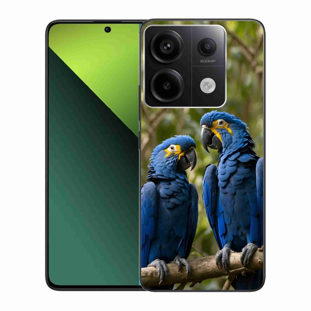 Gélový kryt mmCase na Xiaomi Redmi Note 13 Pre 5G/Poco X6 5G - papagájové duo