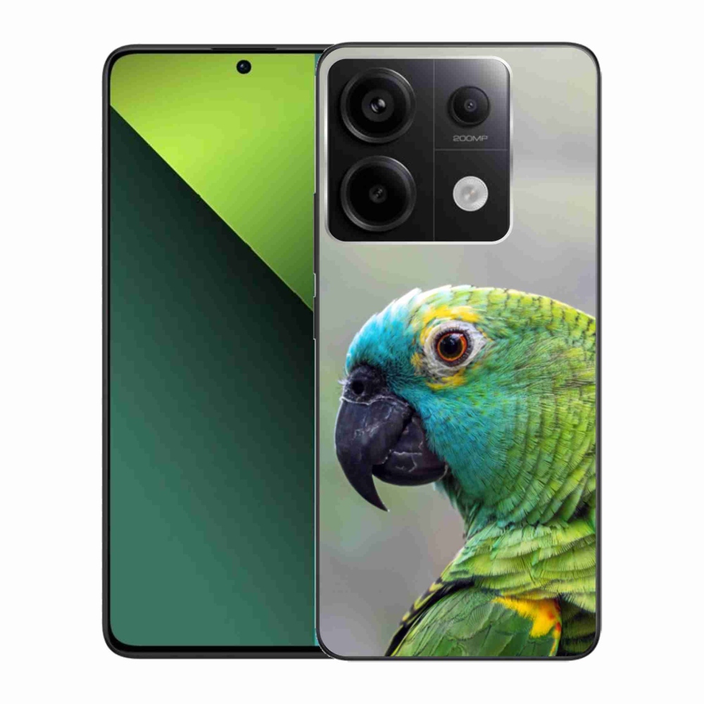 Gélový kryt mmCase na Xiaomi Redmi Note 13 Pro 5G/Poco X6 5G - papagáj amazončan