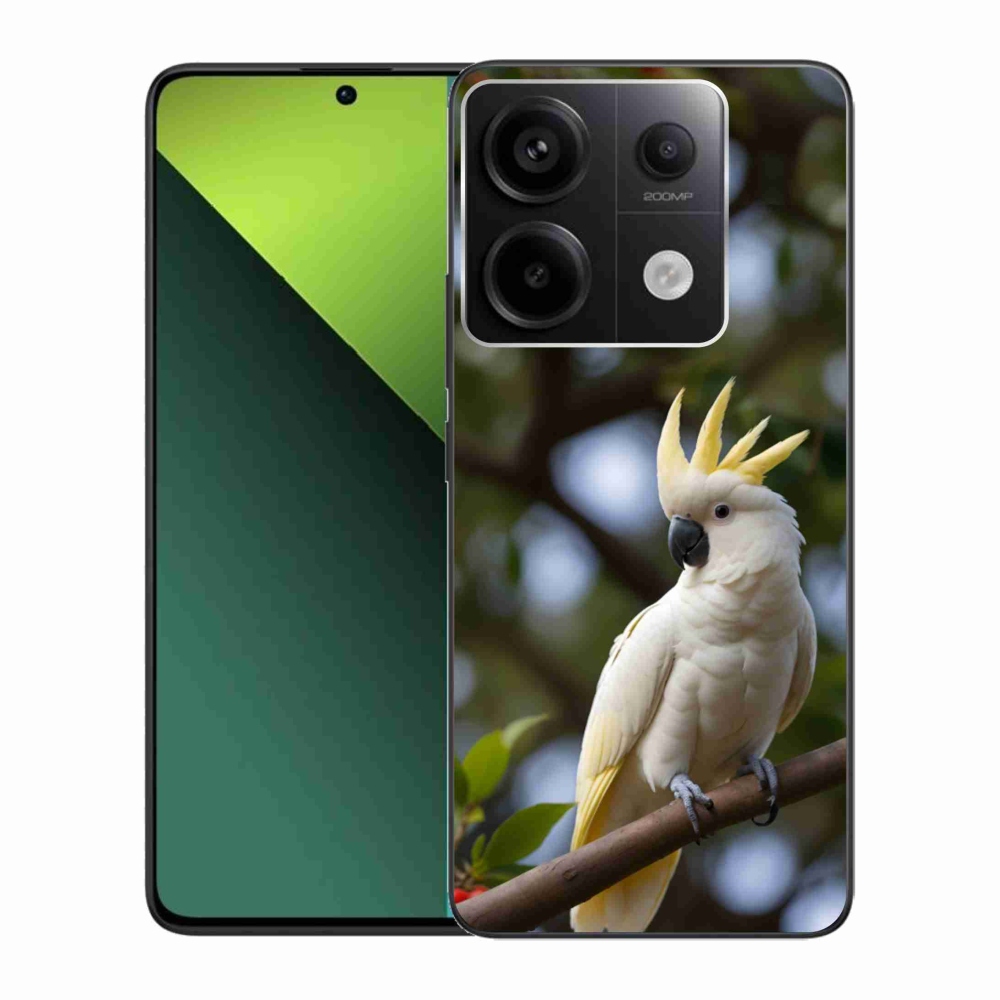 Gélový kryt mmCase na Xiaomi Redmi Note 13 Pre 5G/Poco X6 5G - papagáj kakadu 3