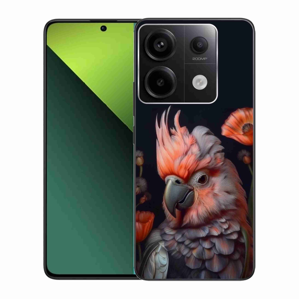 Gélový kryt mmCase na Xiaomi Redmi Note 13 Pre 5G/Poco X6 5G - papagáj kakadu vo farbách