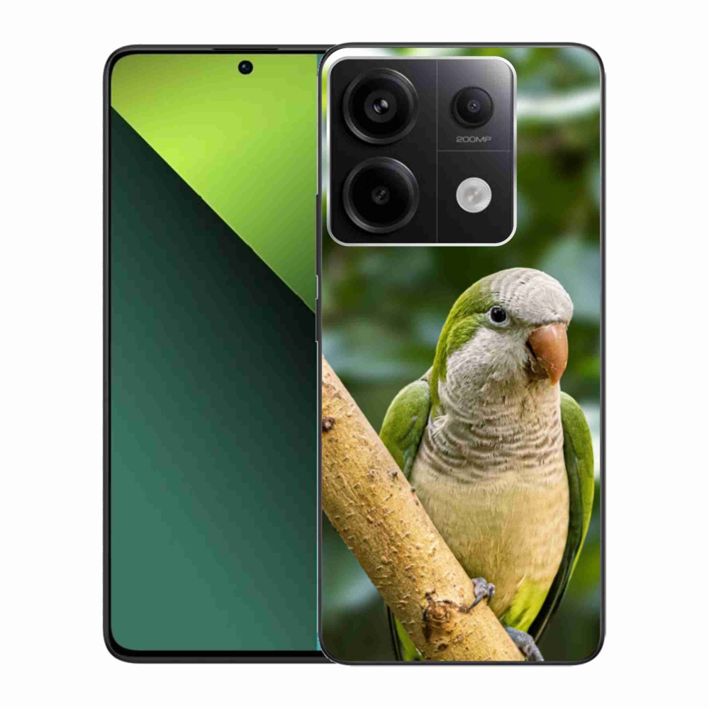 Gélový kryt mmCase na Xiaomi Redmi Note 13 Pro 5G/Poco X6 5G - papagáj mníšok