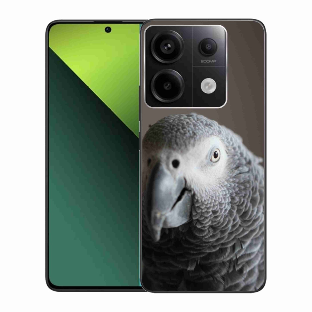 Gélový kryt mmCase na Xiaomi Redmi Note 13 Pro 5G/Poco X6 5G - papagáj žako 2