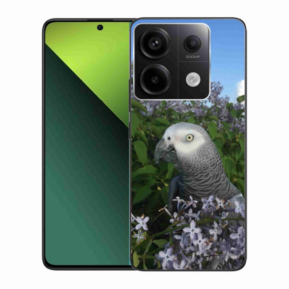 Gélový kryt mmCase na Xiaomi Redmi Note 13 Pro 5G/Poco X6 5G - papagáj žako