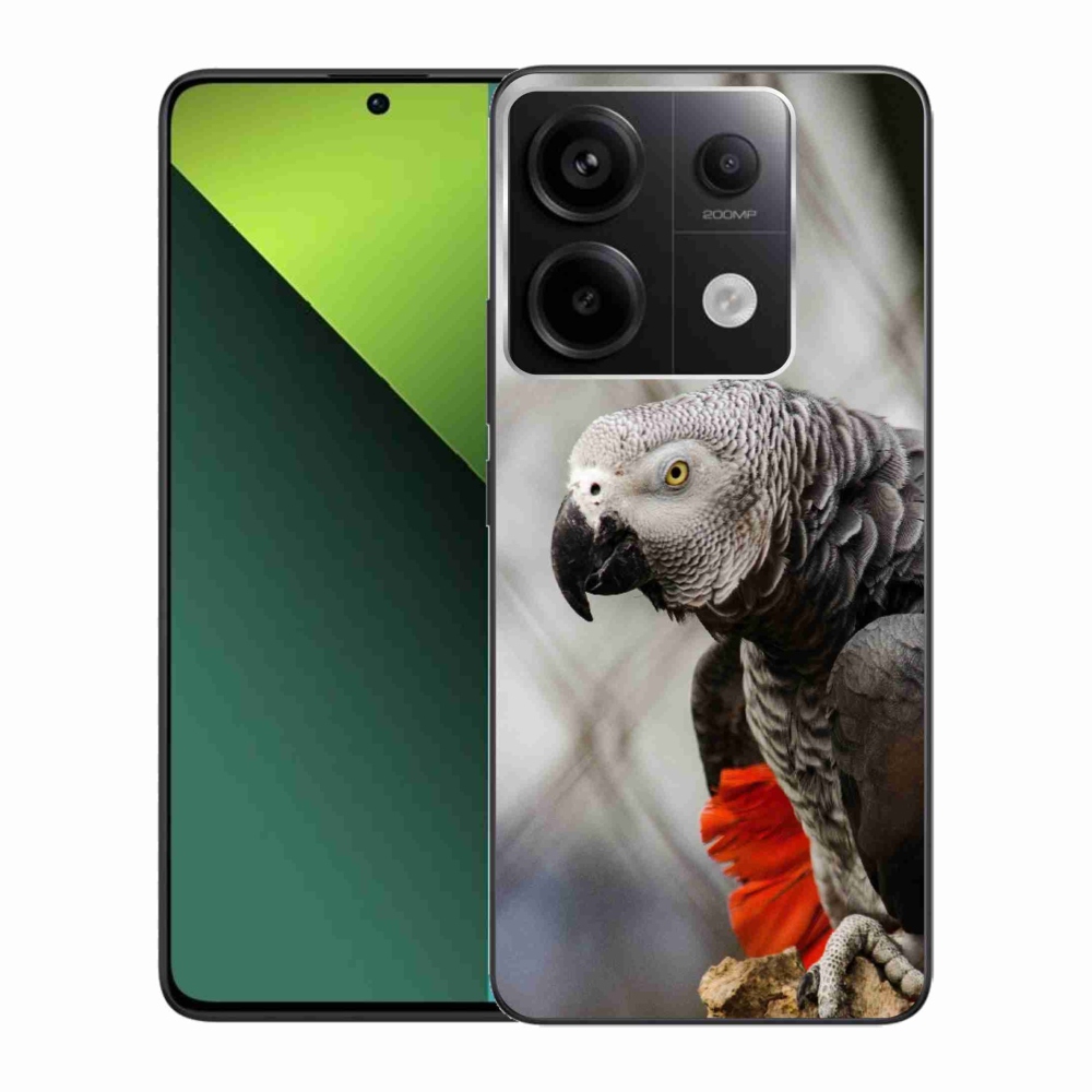Gélový kryt mmCase na Xiaomi Redmi Note 13 Pre 5G/Poco X6 5G - papagáj žako 3