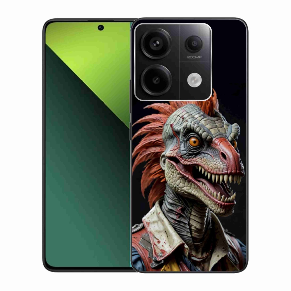 Gélový kryt mmCase na Xiaomi Redmi Note 13 Pre 5G/Poco X6 5G - punk dinosaurus