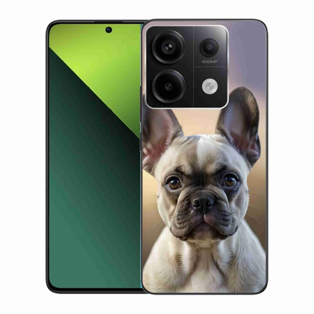 Gélový kryt mmCase na Xiaomi Redmi Note 13 Pre 5G/Poco X6 5G - roztomilý francúzsky buldoček