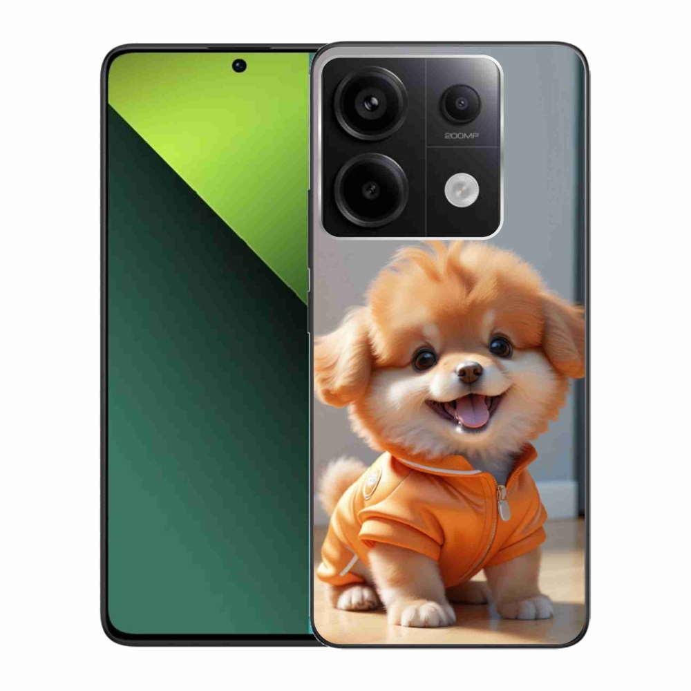Gélový kryt mmCase na Xiaomi Redmi Note 13 Pre 5G/Poco X6 5G - roztomilý pomeranian v mikine