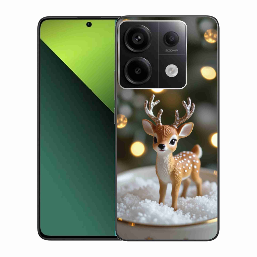 Gélový kryt mmCase na Xiaomi Redmi Note 13 Pre 5G/Poco X6 5G - roztomilý vianočný jeleň