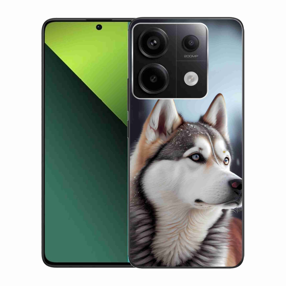 Gélový kryt mmCase na Xiaomi Redmi Note 13 Pre 5G/Poco X6 5G - sibírsky husky