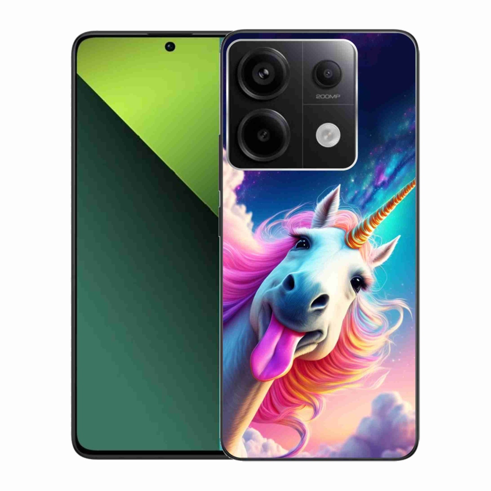 Gélový kryt mmCase na Xiaomi Redmi Note 13 Pre 5G/Poco X6 5G - šialený jednorožec