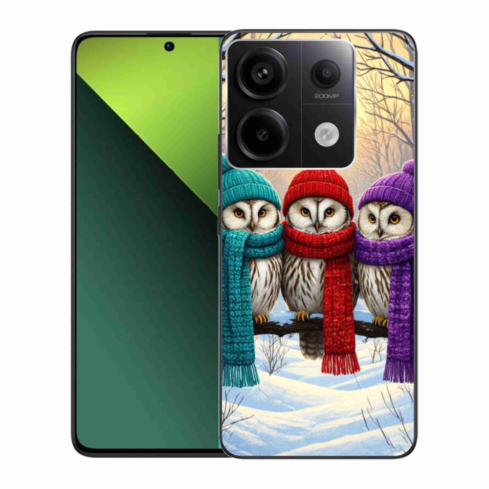 Gélový kryt mmCase na Xiaomi Redmi Note 13 Pro 5G/Poco X6 5G - soví priatelia