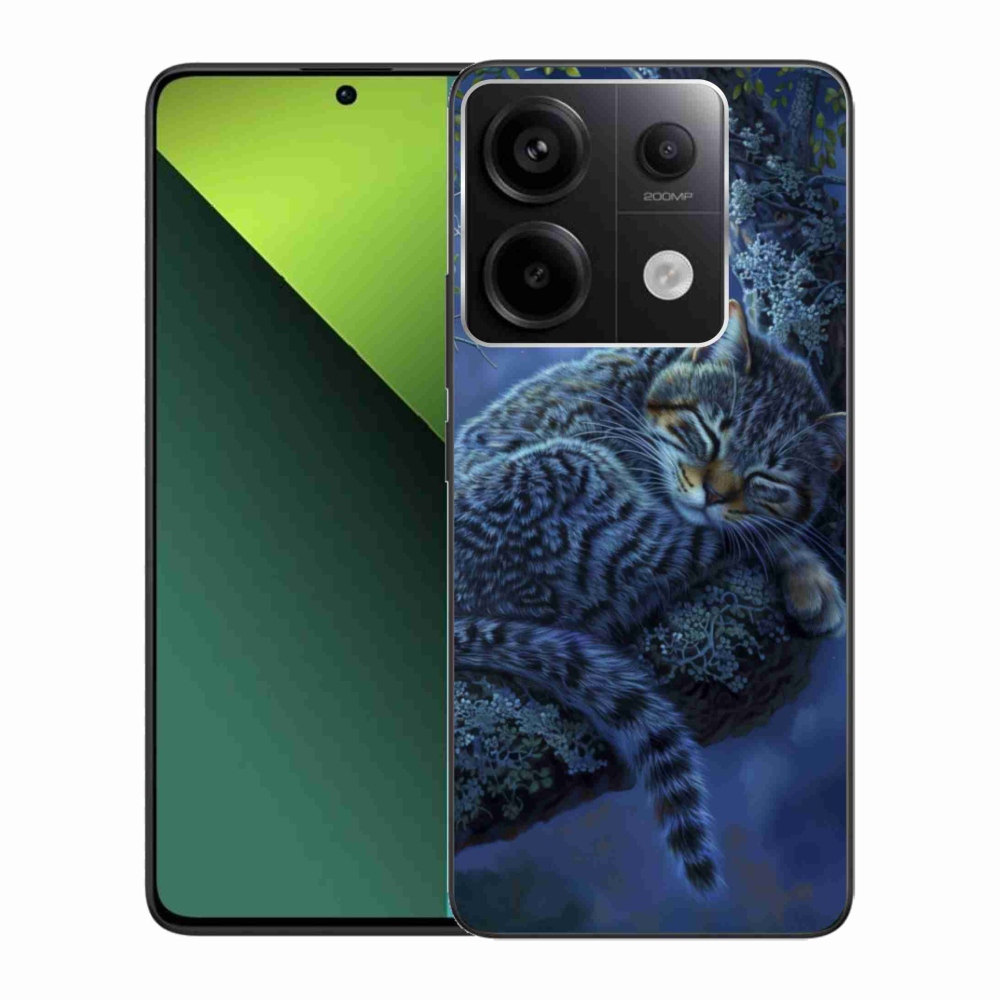 Gélový kryt mmCase na Xiaomi Redmi Note 13 Pro 5G/Poco X6 5G - spiaca mačka