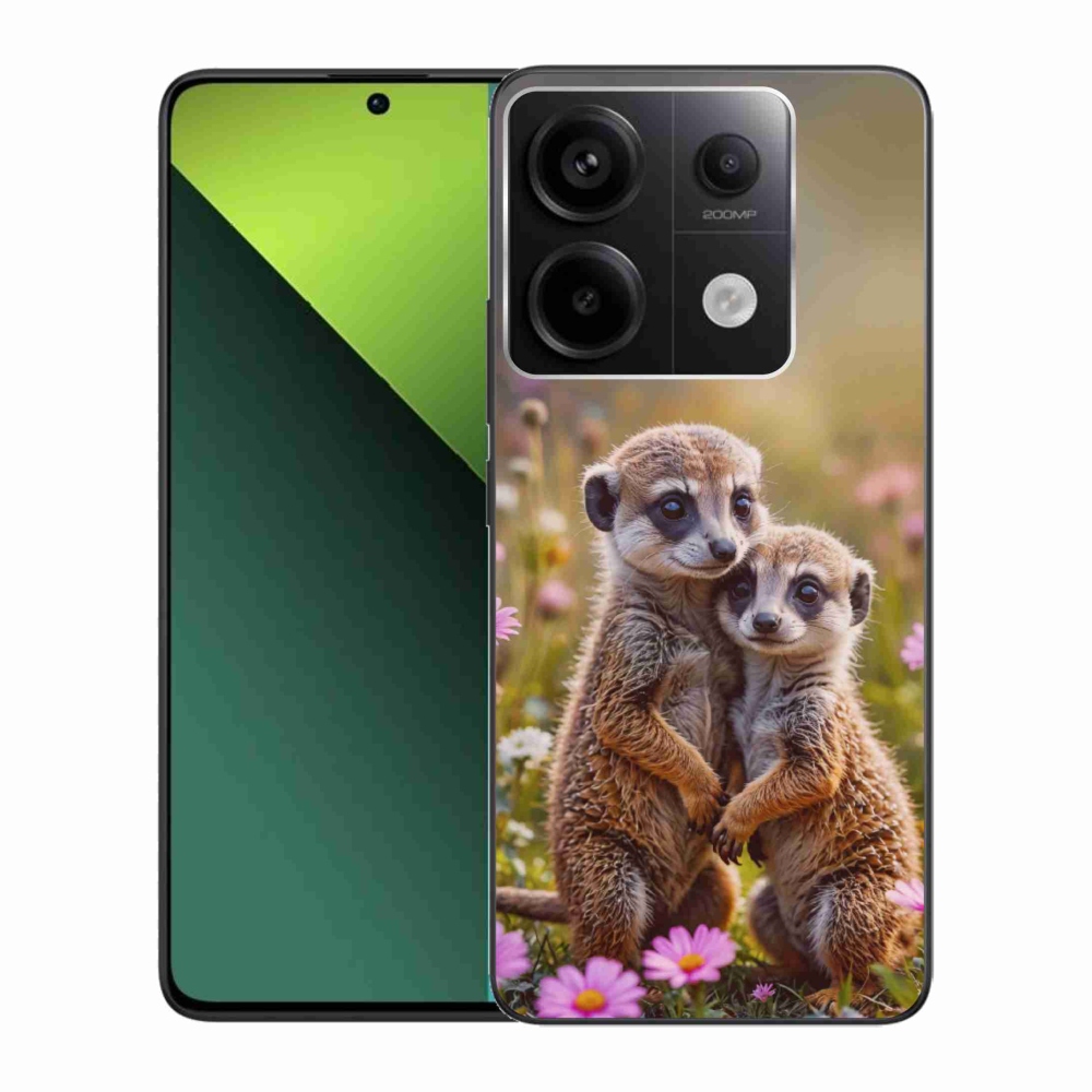 Gélový kryt mmCase na Xiaomi Redmi Note 13 Pre 5G/Poco X6 5G - surikatí duo