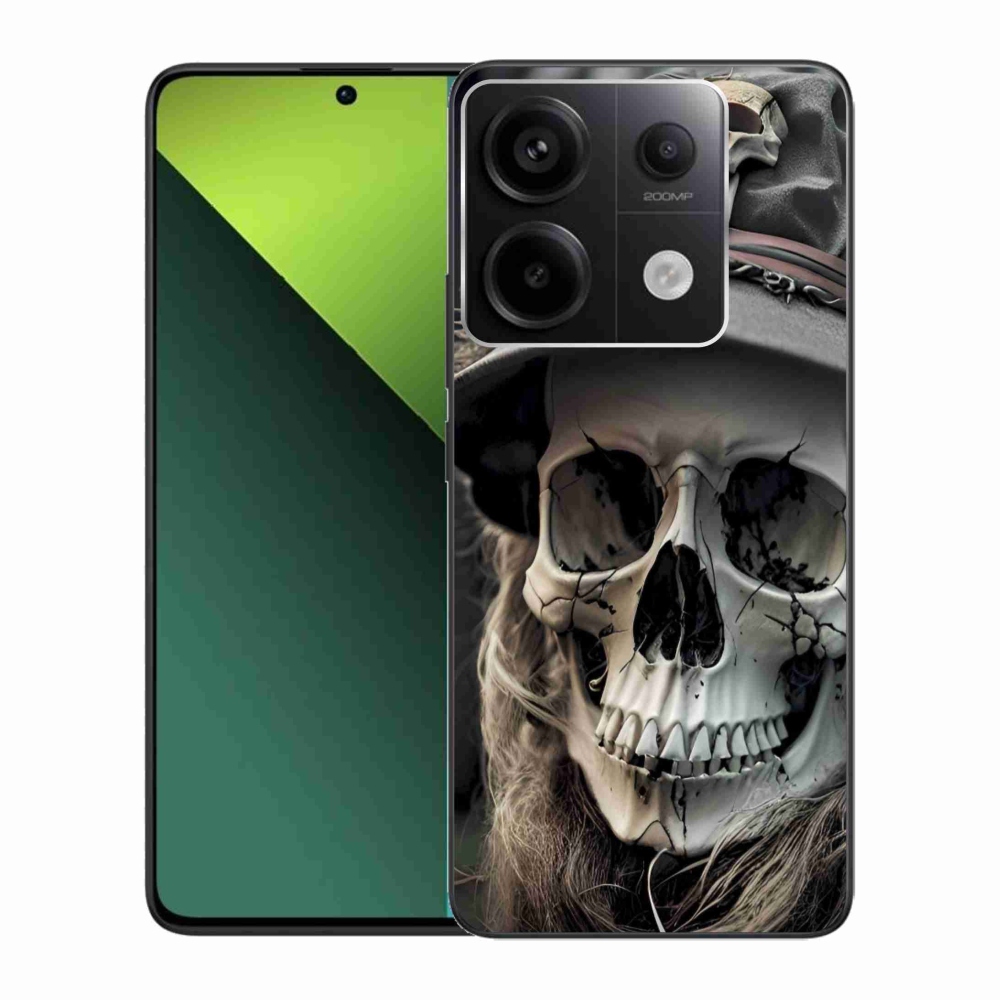 Gélový kryt mmCase na Xiaomi Redmi Note 13 Pro 5G/Poco X6 5G - temná lebka