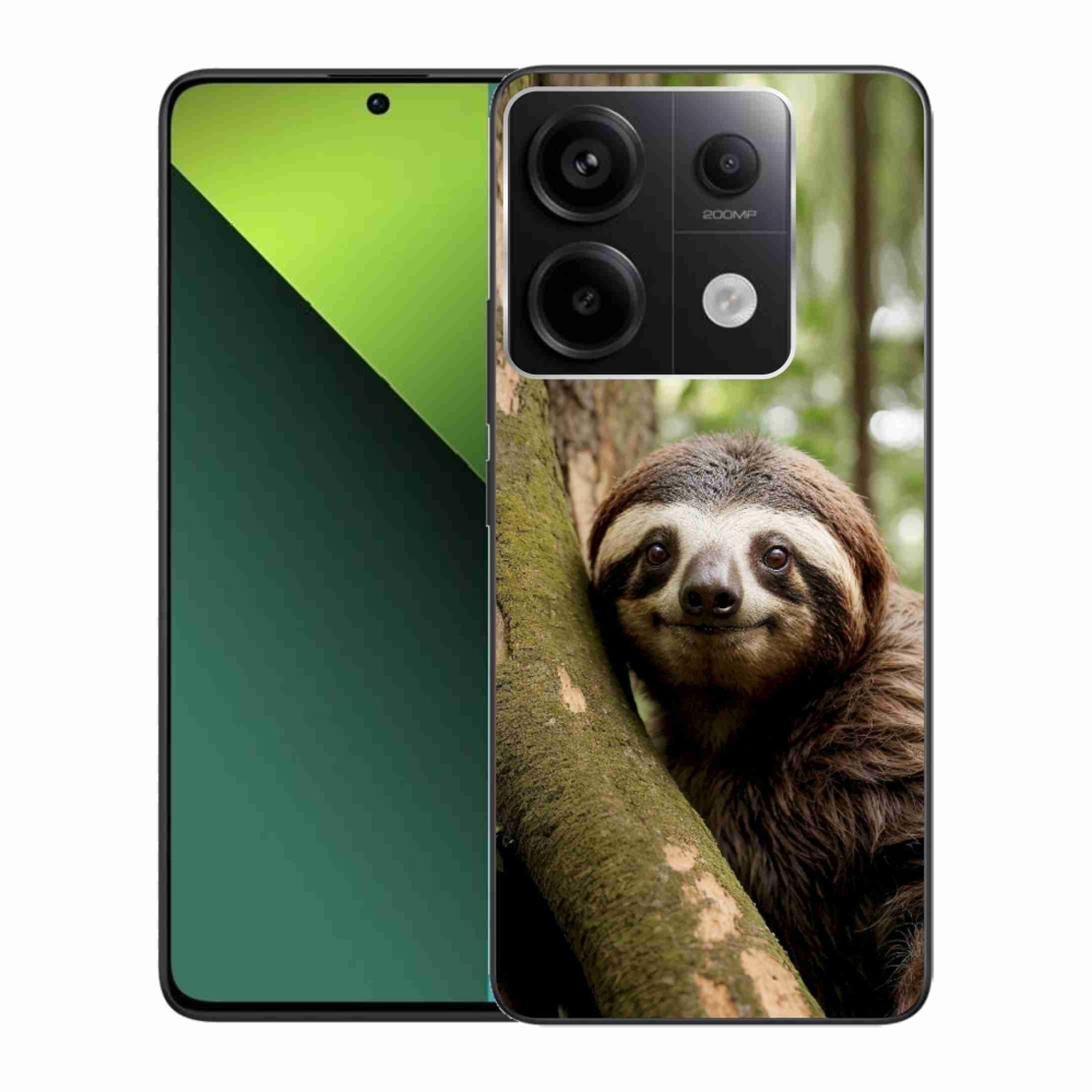 Gélový kryt mmCase na Xiaomi Redmi Note 13 Pre 5G/Poco X6 5G - usmievavý leňochod