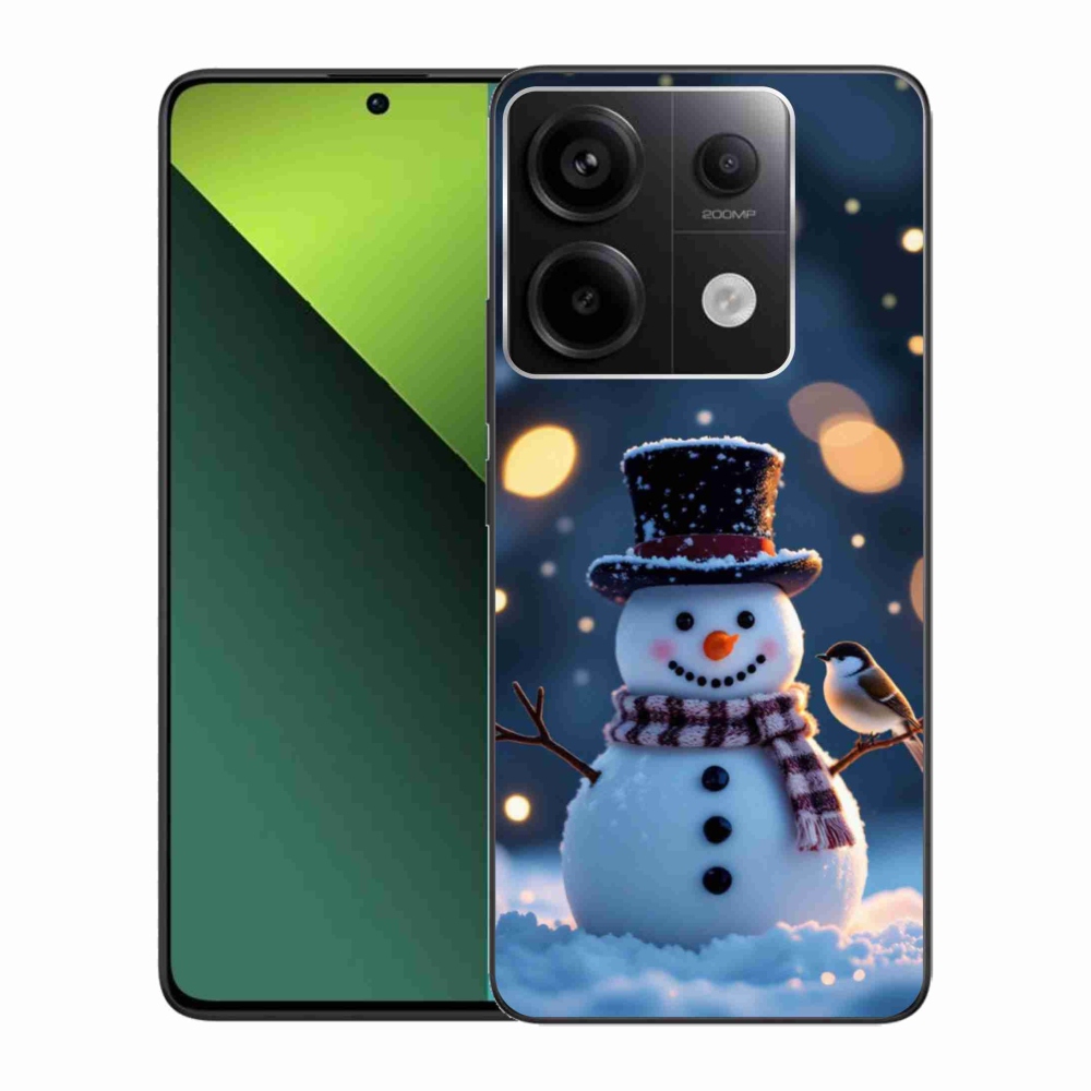 Gélový kryt mmCase na Xiaomi Redmi Note 13 Pre 5G/Poco X6 5G - vianočný snehuliak