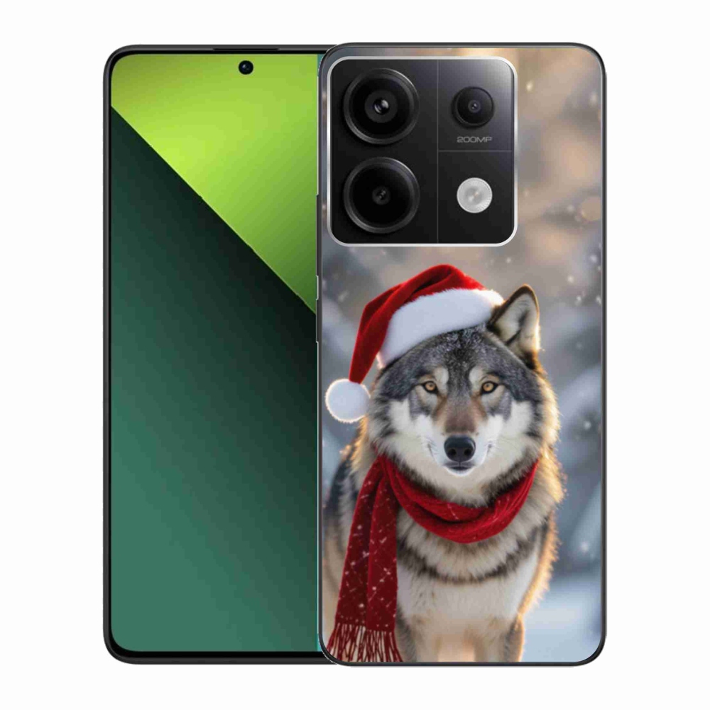 Gélový kryt mmCase na Xiaomi Redmi Note 13 Pro 5G/Poco X6 5G - vianočný vlk