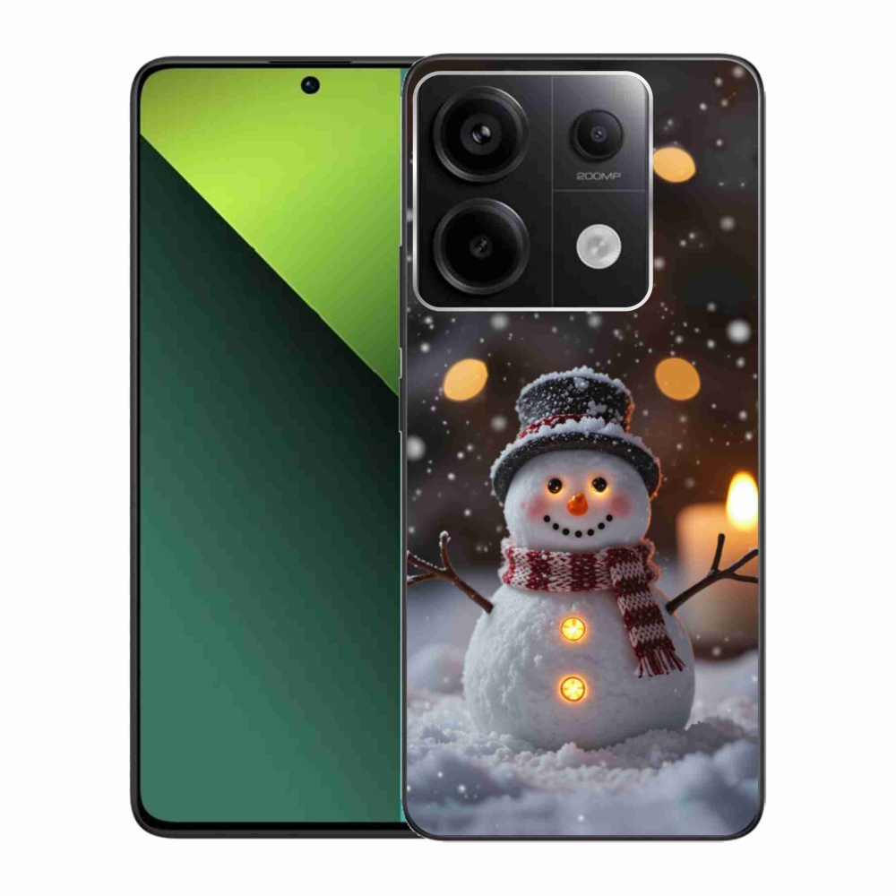 Gélový kryt mmCase na Xiaomi Redmi Note 13 Pre 5G/Poco X6 5G - veselý snehuliak