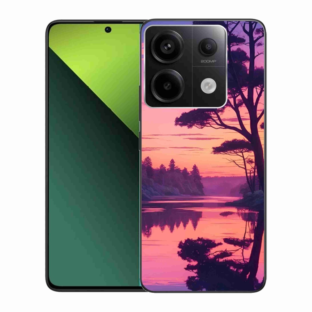 Gélový kryt mmCase na Xiaomi Redmi Note 13 Pro 5G/Poco X6 5G - západ slnka nad jazerom