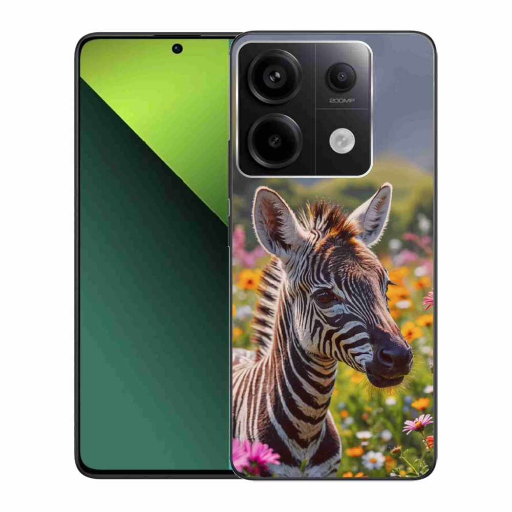 Gélový kryt mmCase na Xiaomi Redmi Note 13 Pre 5G/Poco X6 5G - zebra na lúke