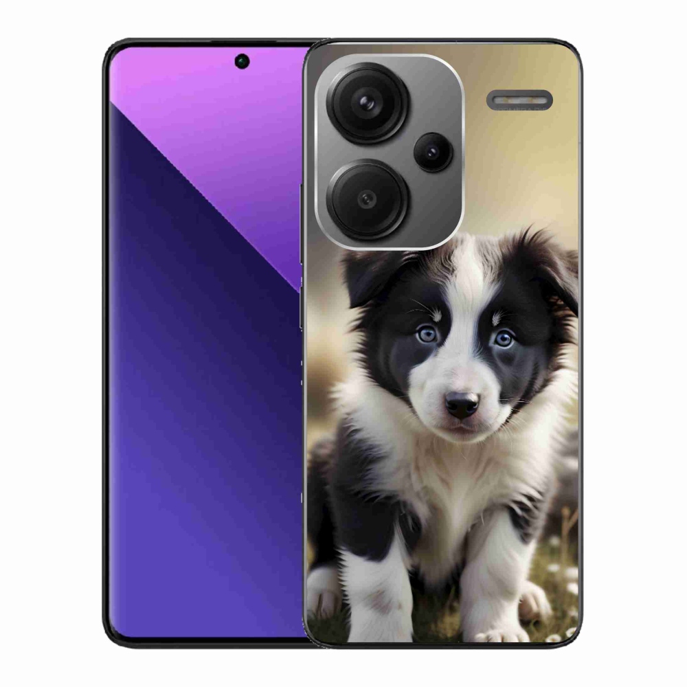 Gélový kryt mmCase na Xiaomi Redmi Note 13 Pro+ 5G - roztomilá border kólia