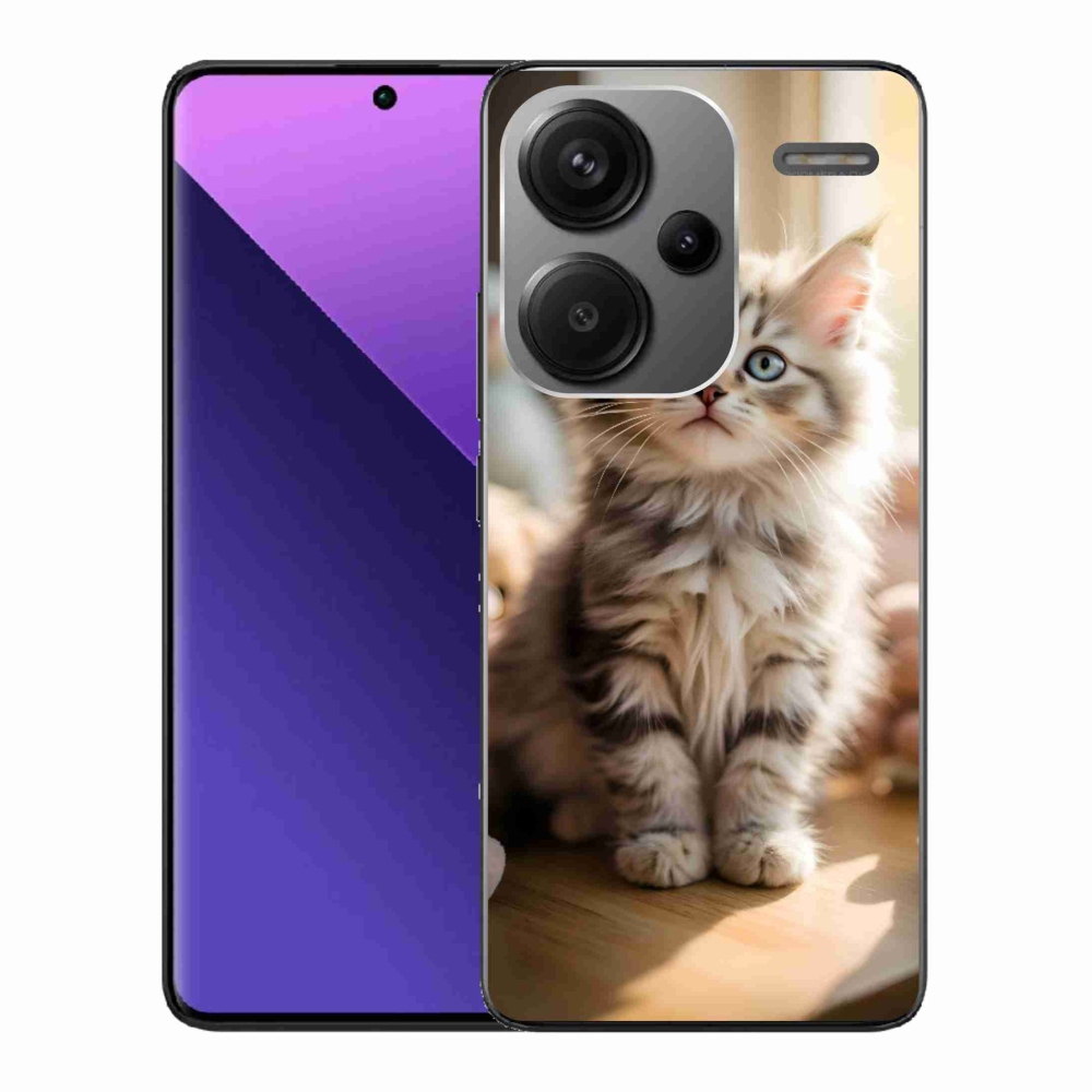 Gélový kryt mmCase na Xiaomi Redmi Note 13 Pro+ 5G - roztomilé mačiatko 10