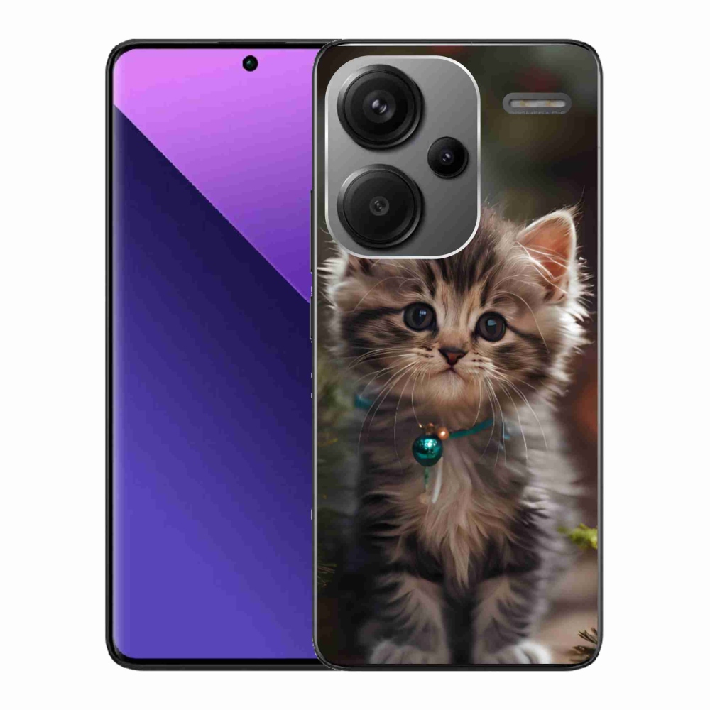 Gélový kryt mmCase na Xiaomi Redmi Note 13 Pro+ 5G - roztomilé mačiatko 11