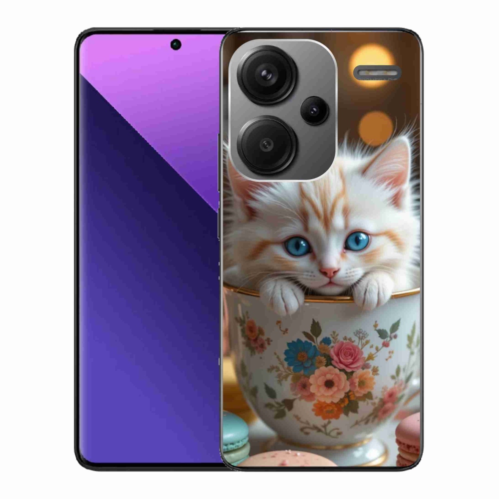 Gélový kryt mmCase na Xiaomi Redmi Note 13 Pro+ 5G - roztomilé mačiatko 6
