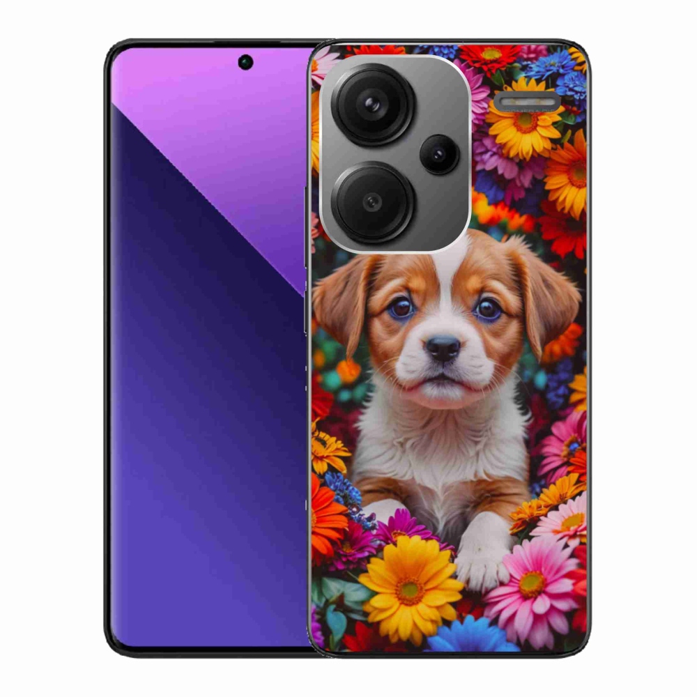 Gélový kryt mmCase na Xiaomi Redmi Note 13 Pro+ 5G - roztomilé šteňa