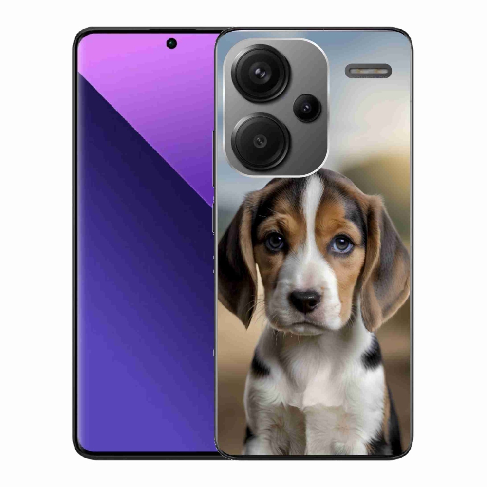 Gélový kryt mmCase na Xiaomi Redmi Note 13 Pro+ 5G - roztomilý bígl