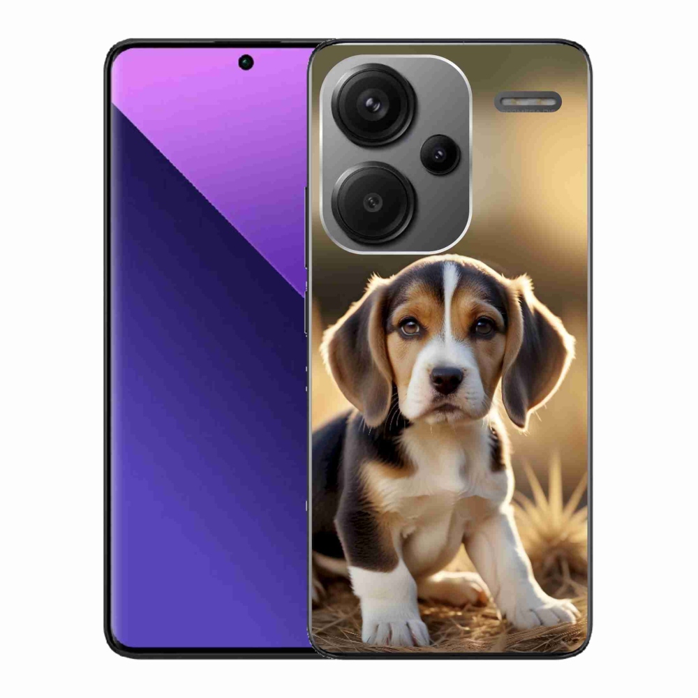 Gélový kryt mmCase na Xiaomi Redmi Note 13 Pro+ 5G - roztomilý bígl