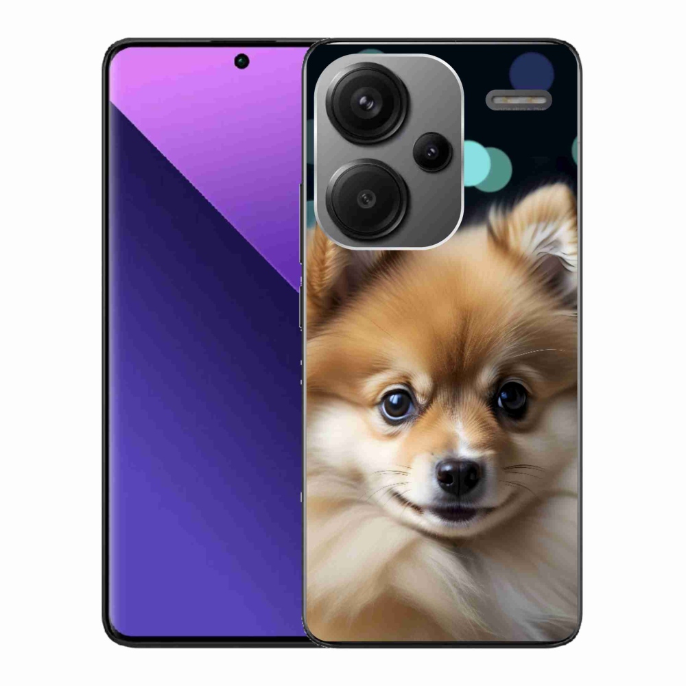 Gélový kryt mmCase na Xiaomi Redmi Note 13 Pro+ 5G - roztomilý pomeranian