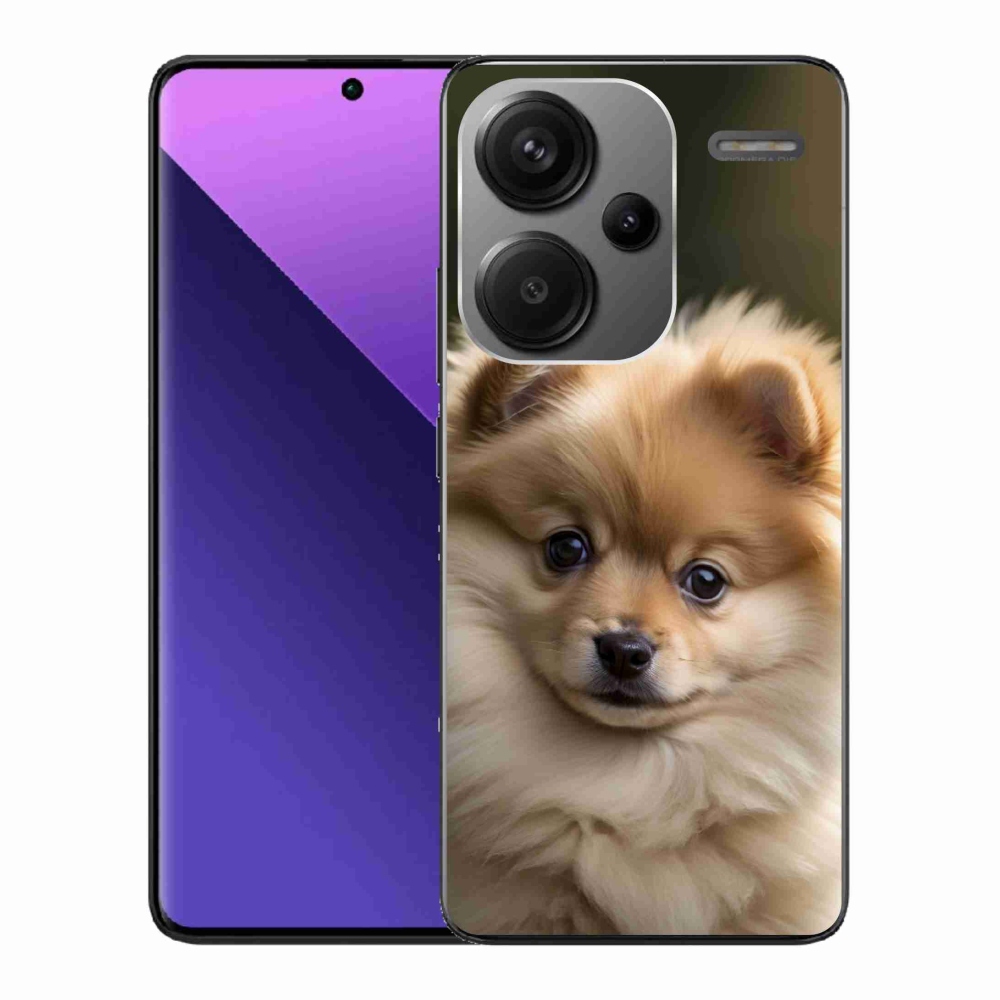 Gélový kryt mmCase na Xiaomi Redmi Note 13 Pro+ 5G - roztomilý pomeranian 2