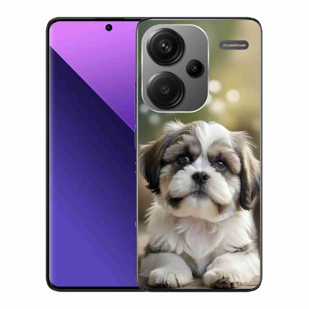 Gélový kryt mmCase na Xiaomi Redmi Note 13 Pro+ 5G - roztomilý shih-tzu