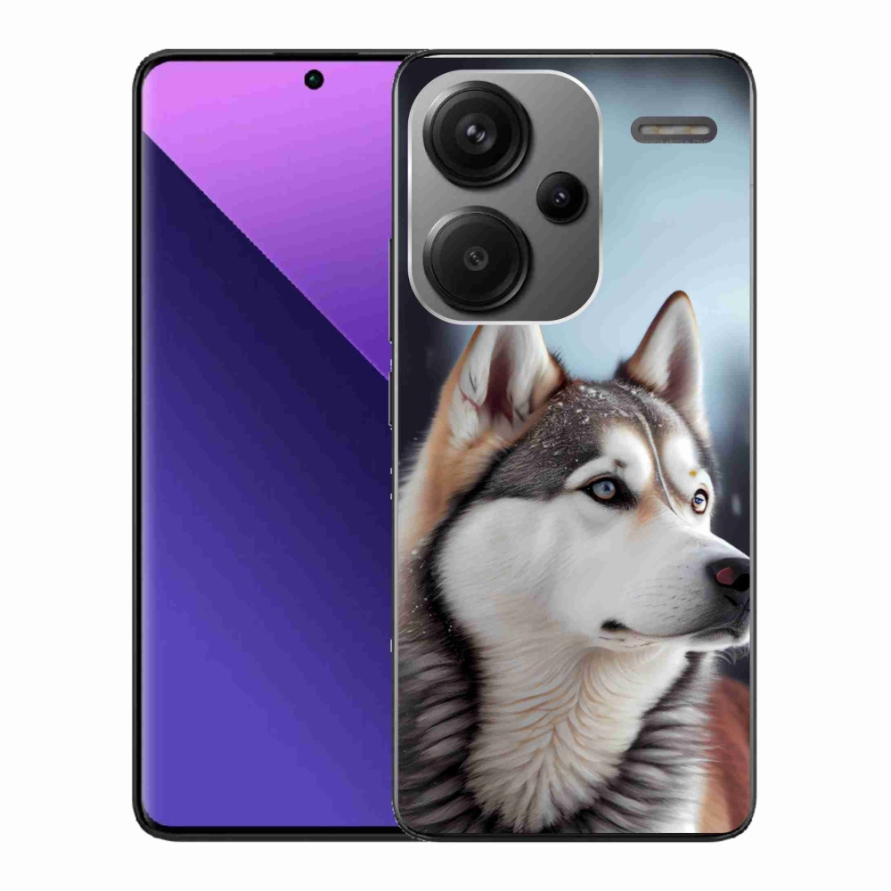Gélový kryt mmCase na Xiaomi Redmi Note 13 Pro+ 5G - sibírsky husky