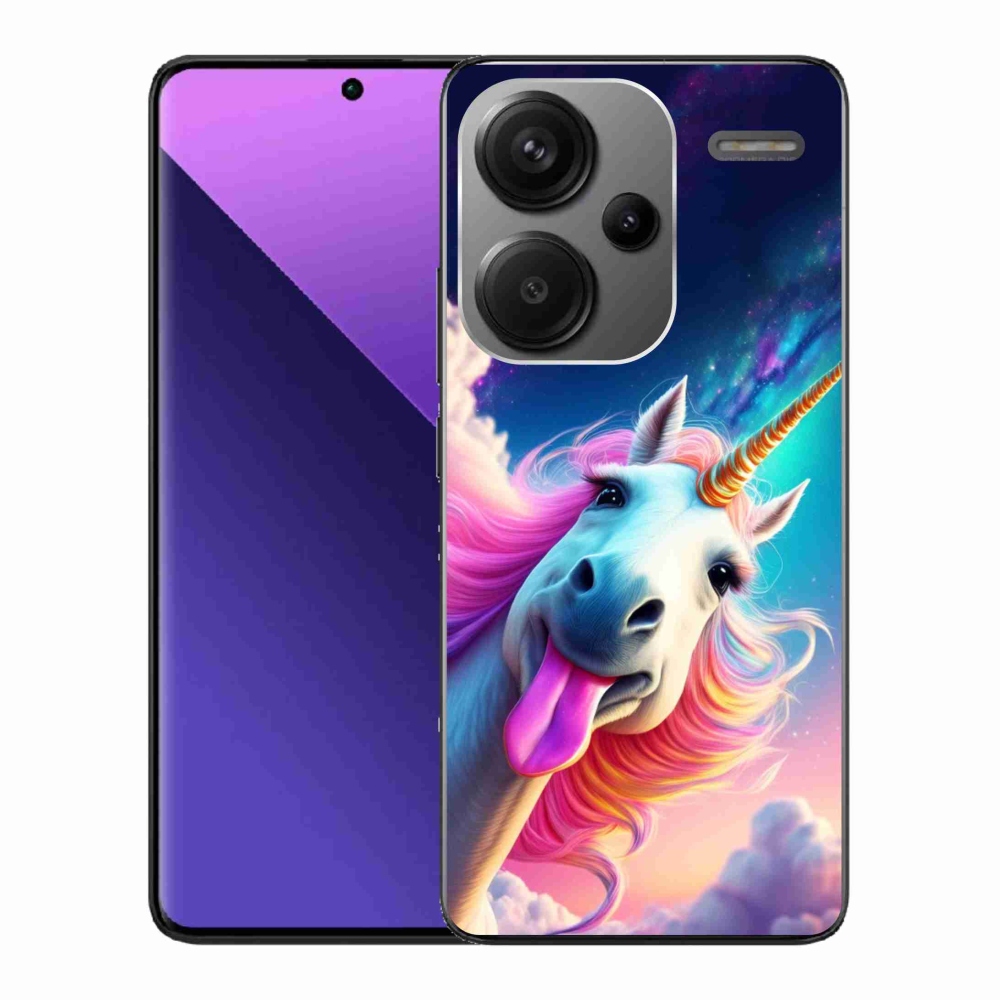 Gélový kryt mmCase na Xiaomi Redmi Note 13 Pro+ 5G - šialený jednorožec