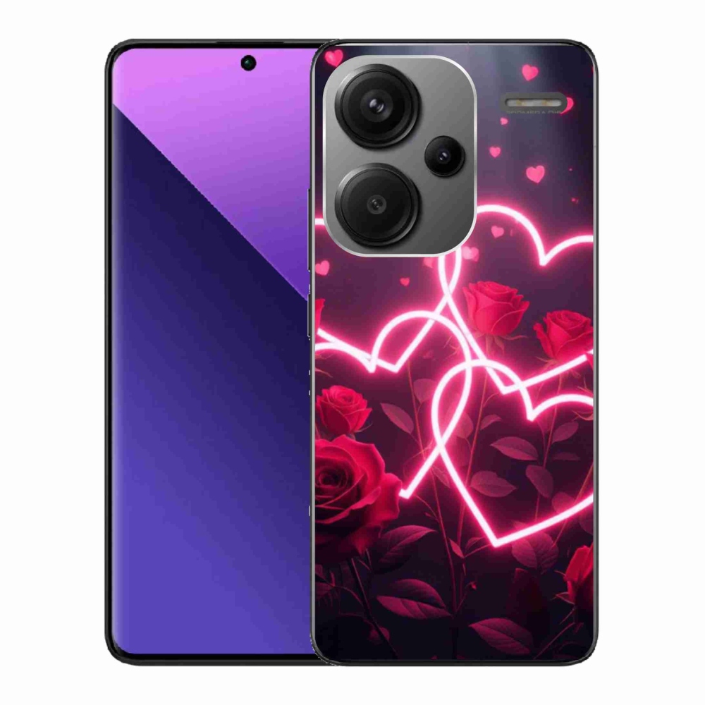 Gélový kryt mmCase na Xiaomi Redmi Note 13 Pro+ 5G - srdce lásky
