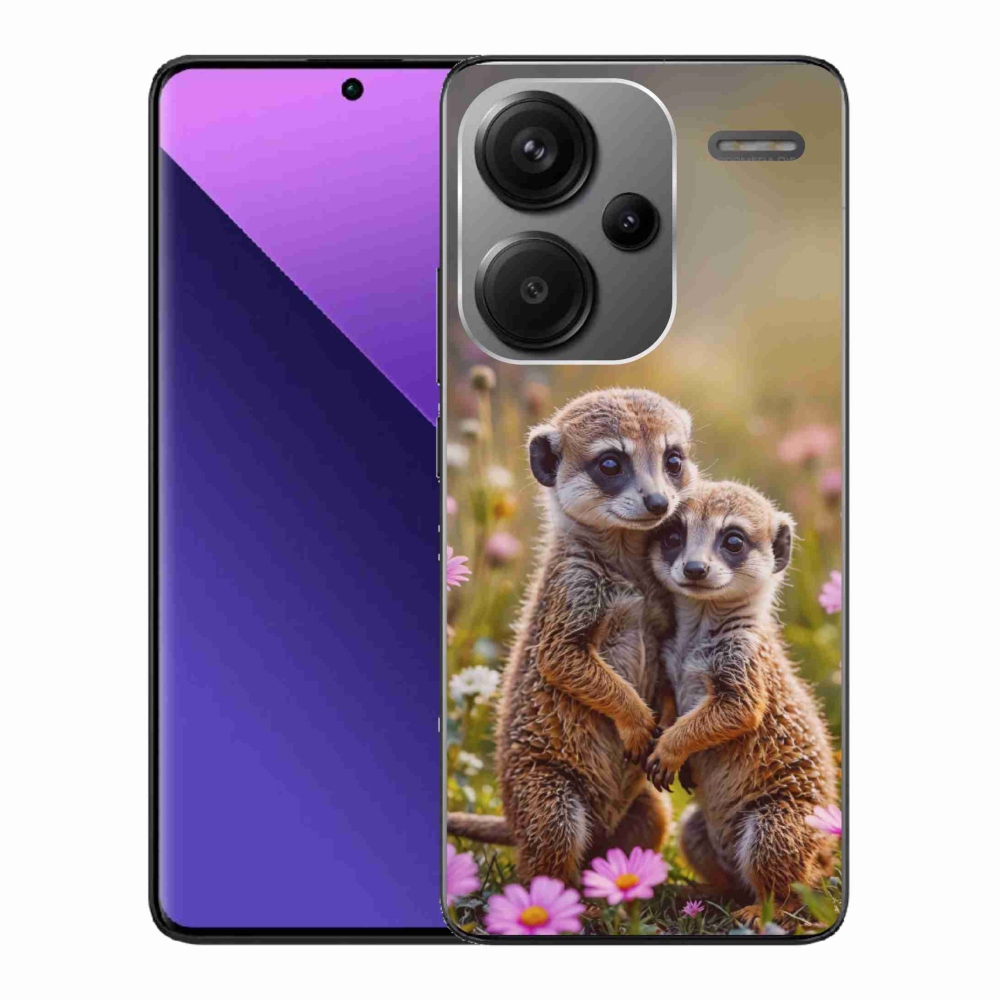 Gélový kryt mmCase na Xiaomi Redmi Note 13 Pro+ 5G - surikatí duo
