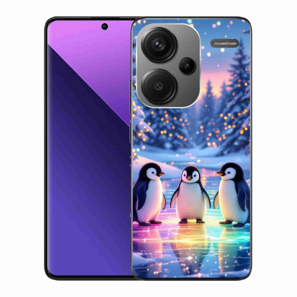 Gélový kryt mmCase na Xiaomi Redmi Note 13 Pro+ 5G - tučniaky