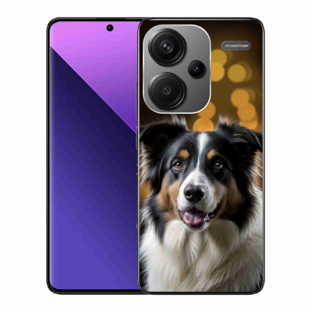 Gélový kryt mmCase na Xiaomi Redmi Note 13 Pro+ 5G - usmievavý austrálsky ovčiak