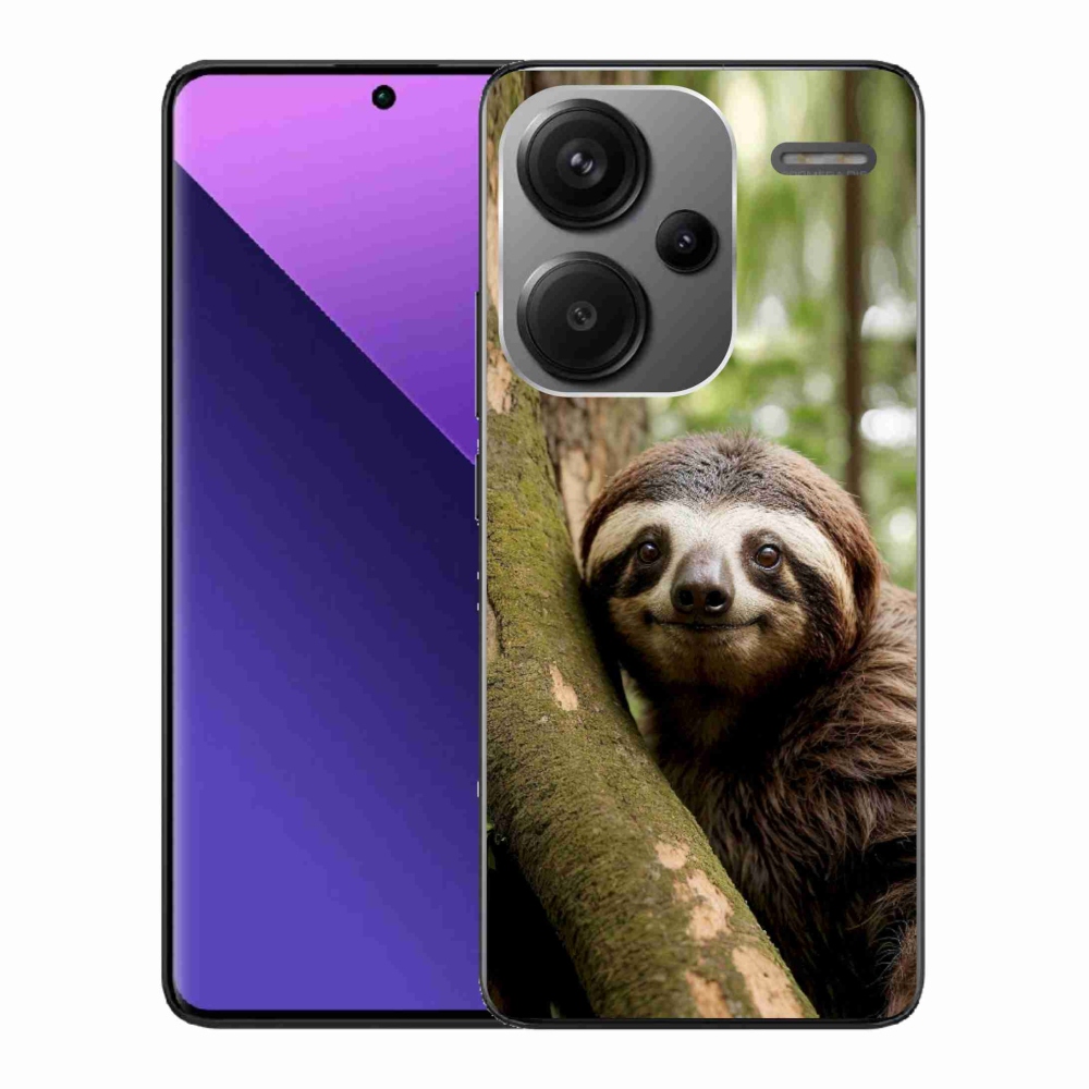 Gélový kryt mmCase na Xiaomi Redmi Note 13 Pro+ 5G - usmievavý leňochod