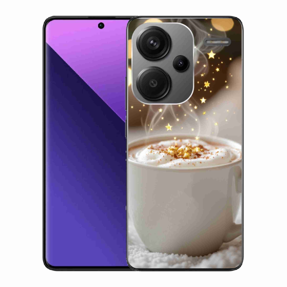 Gélový kryt mmCase na Xiaomi Redmi Note 13 Pro+ 5G - vianočný horúci nápoj