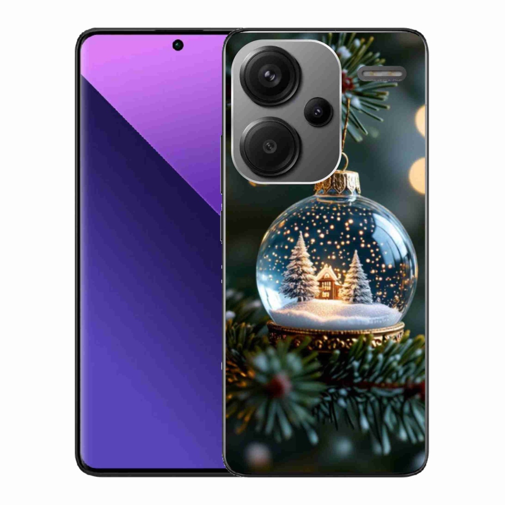 Gélový kryt mmCase na Xiaomi Redmi Note 13 Pro+ 5G - vianočné gule 2