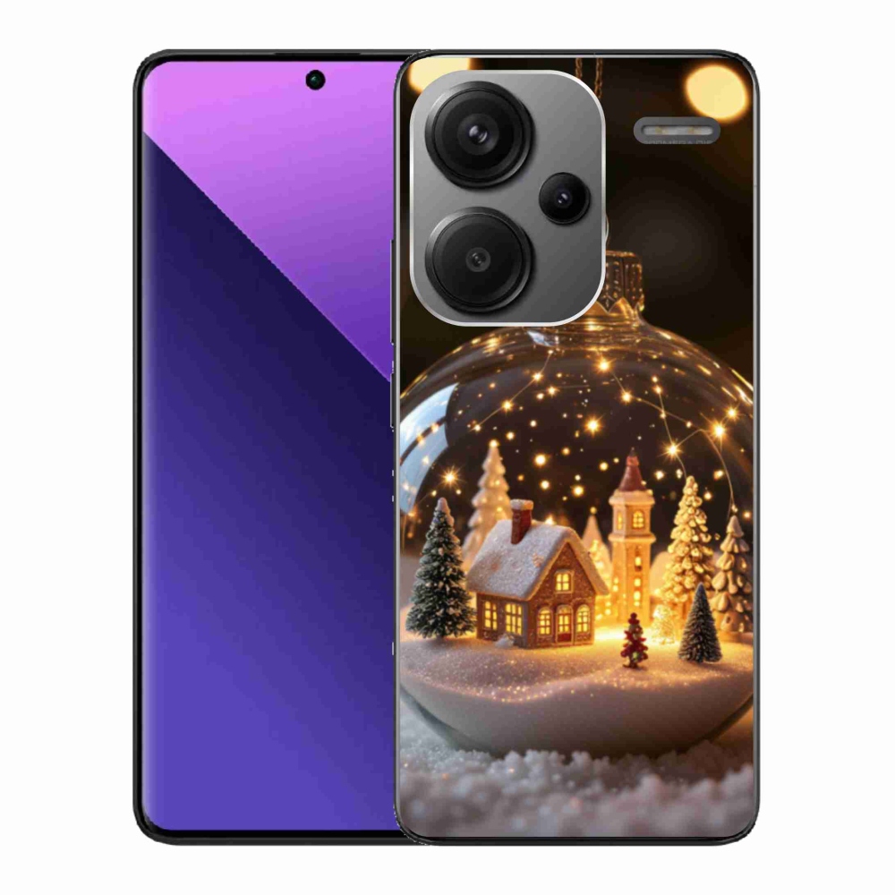 Gélový kryt mmCase na Xiaomi Redmi Note 13 Pro+ 5G - vianočné gule 3