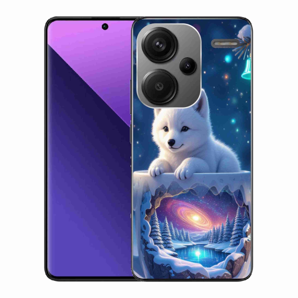 Gélový kryt mmCase na Xiaomi Redmi Note 13 Pro+ 5G - vianočné šteňa