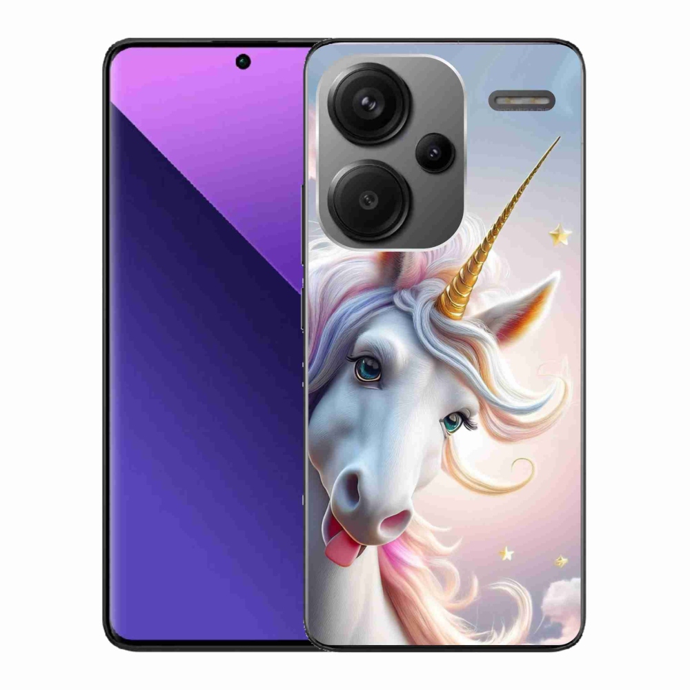 Gélový kryt mmCase na Xiaomi Redmi Note 13 Pro+ 5G - veselý jednorožec