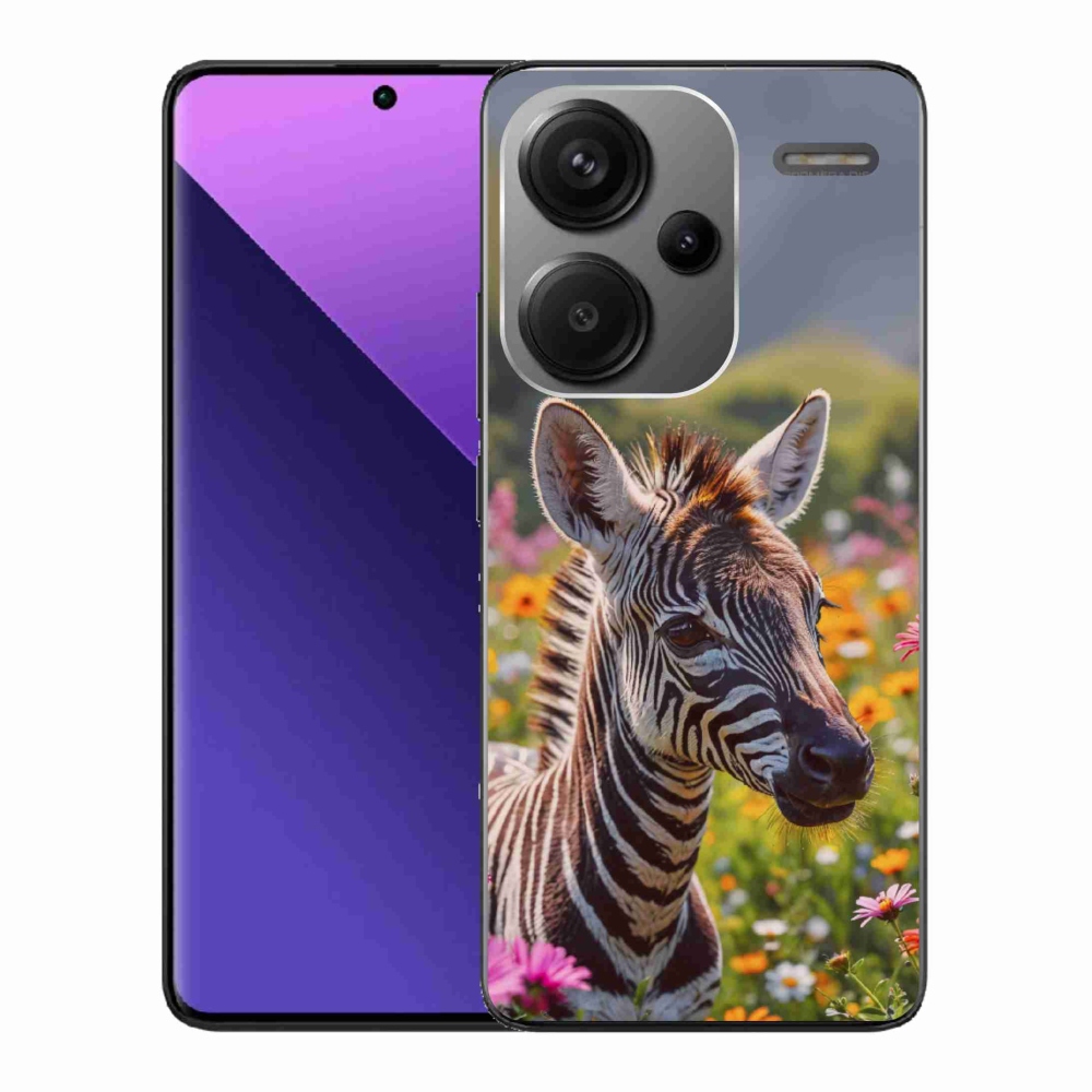 Gélový kryt mmCase na Xiaomi Redmi Note 13 Pro+ 5G - zebra na lúke