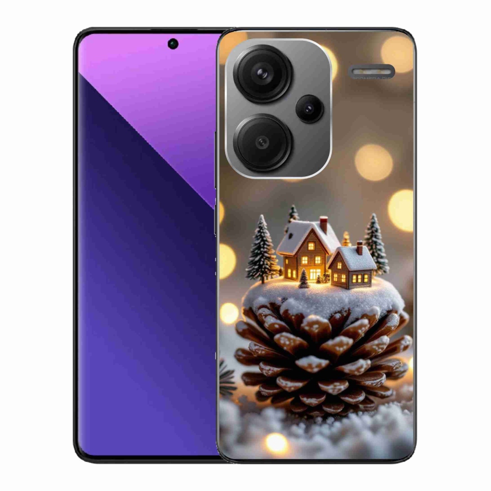 Gélový kryt mmCase na Xiaomi Redmi Note 13 Pro+ 5G - zimná dedinka