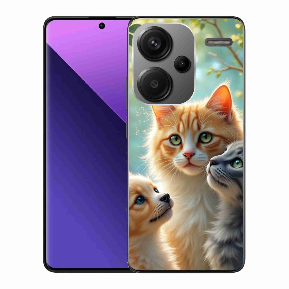 Gélový kryt mmCase na Xiaomi Redmi Note 13 Pro+ 5G - zvieracie priateľstvo 2